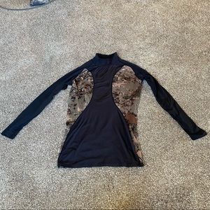 3/$15 Black and Camo Base Layer Shirt